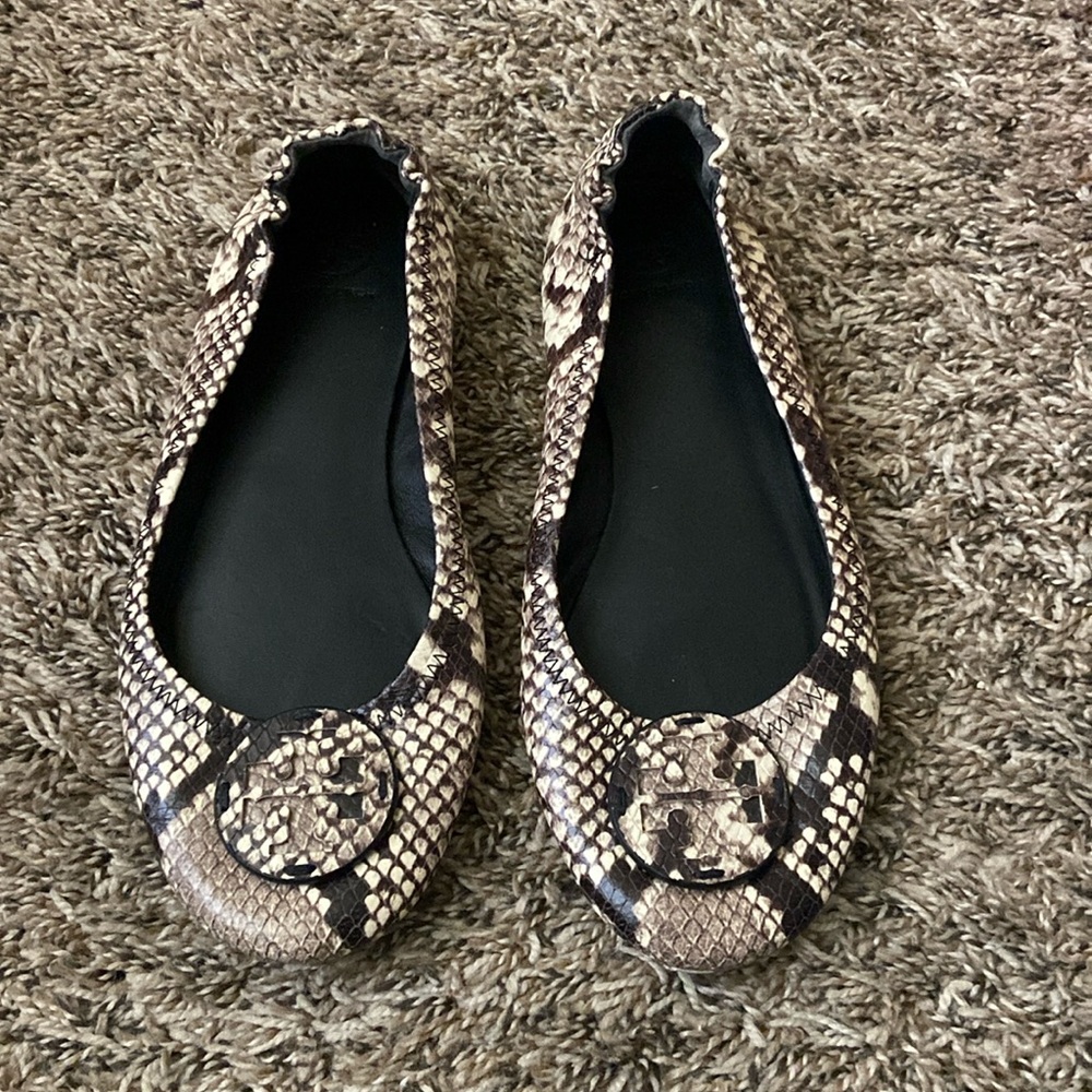 Tory Burch flats — barely worn—$100